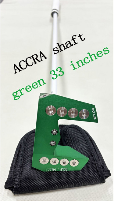 골프 퍼터 제로 토크 33 34 프레스 35 2도 인치 커버 피스톨 그립, 14 green 33 inches