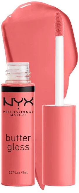 NYX 프로페셔널 메이크업 버터 글로스 끈적임 없는 립글로스, Creme Brulee, 1개, 8ml - 쿠팡