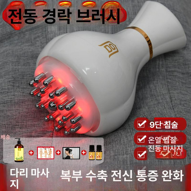 근막마사지기 저주파 ems 발마사지기 마사지 맛사지, NUM24 버전 전동 브러시+500ml, 1개, 기본 색상