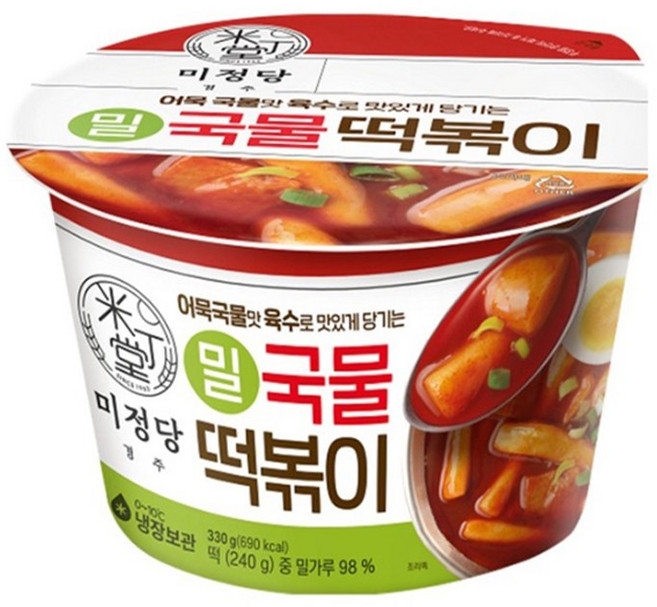 미정당 밀 국물 떡볶이, 4개, 330g