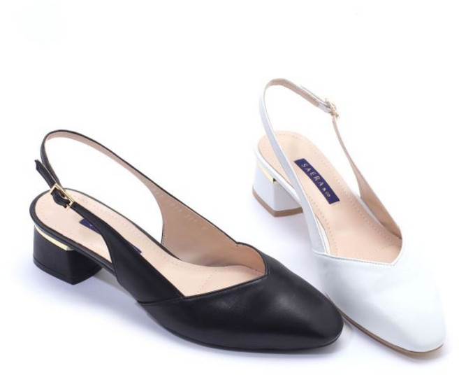 세라 에디션 슬링백 스틸레토 램스킨 V라인 4CM OA22G014