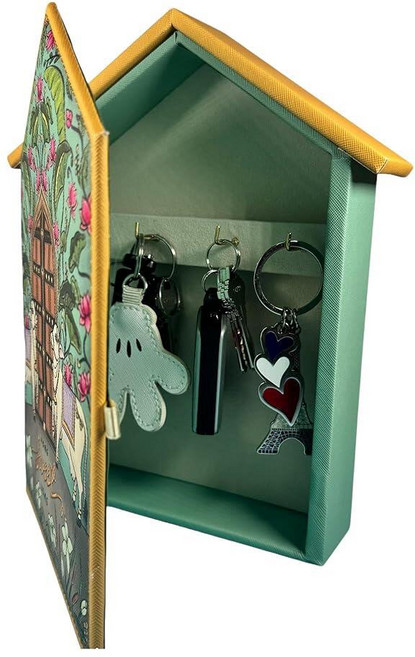 CraftUtsav Pichwai Cow Indian Decor Key Holder 201186