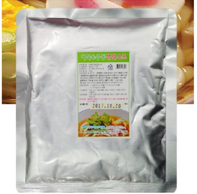 어묵우동 분말스프 240g 어묵 우동 실속상품 프리미엄 분말 쪽빛누리, 1개