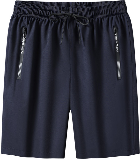 V-W 品牌 冰絲速乾休閒五分褲 寬鬆大尺碼M-8XL 適合通勤運動情侶戶外