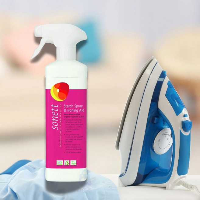 소네트 뿌리는 다리미 풀 스프레이 다림질 풀먹임 500ml, 1개