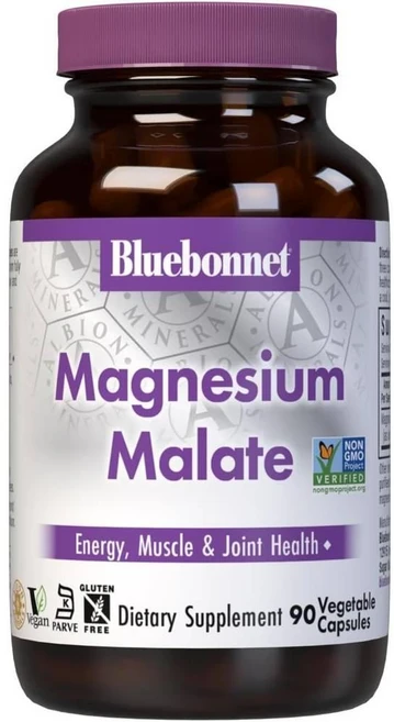 블루보넷 마그네슘 말레이트 캡슐 Bluebonnet Magnesium Malate, 1개, 90정 - 쿠팡