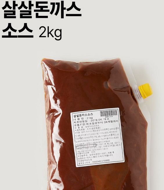 프리미엄 살살돈까스소스(2kg), 2kg, 1개