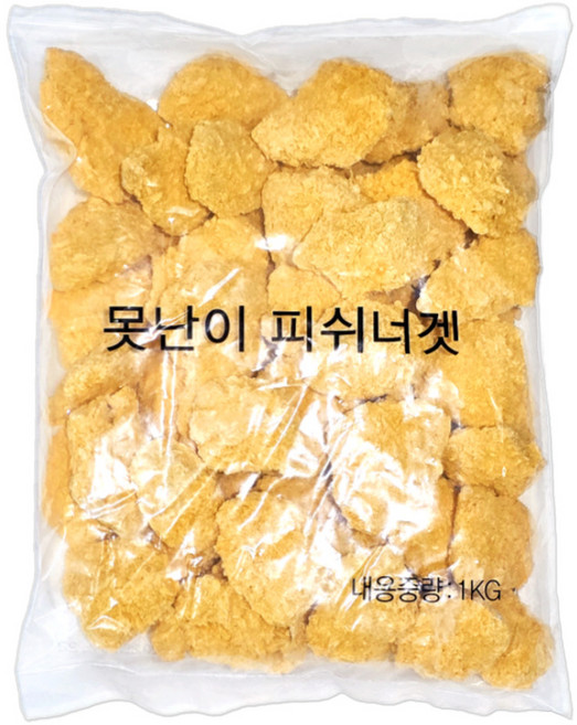 못난이 피쉬너겟 생선튀김, 3개, 1kg