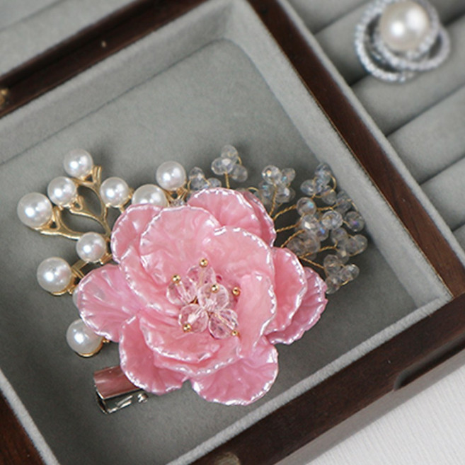 한복 혼주뒤꽂이 올림머리뒤꽂이 올림머리코사지 헤어코사지