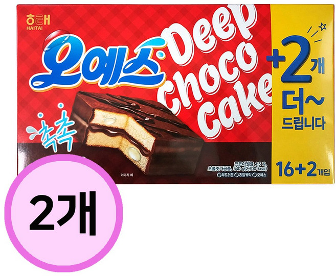 해태-오예스540g(16+2입), 540g, 2개