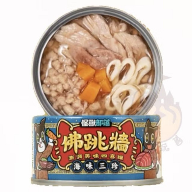佛跳牆貓罐頭, 80g, 24個, 海味三珍