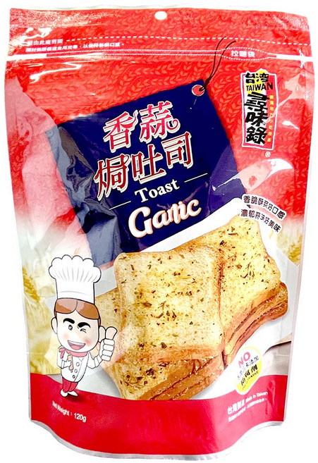 台灣尋味錄 香蒜焗吐司, 140g