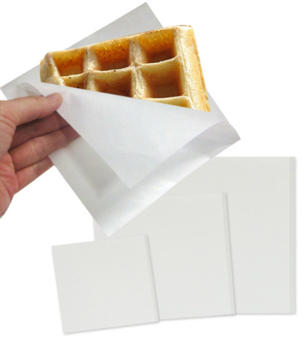 행복물류 [L형 양포 봉투(중)] 와플양포포장지 무지 노루지 식품용지, 500개, 무지화이트