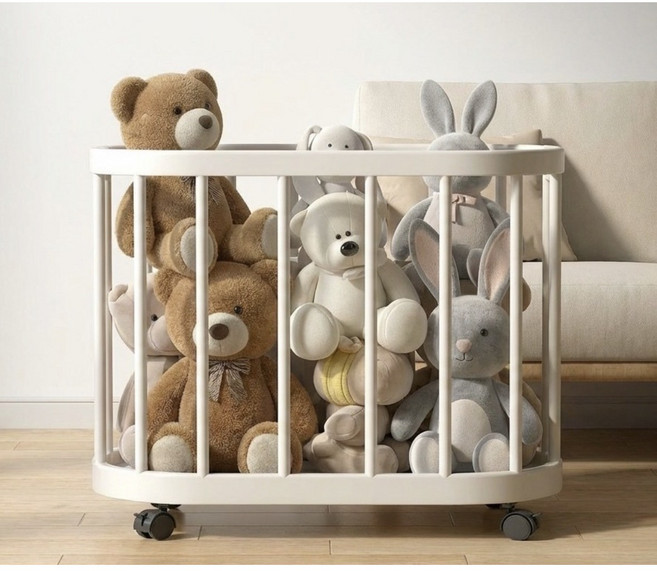 아르토 다용도 인형 정리함 대형, 1개, 화이트