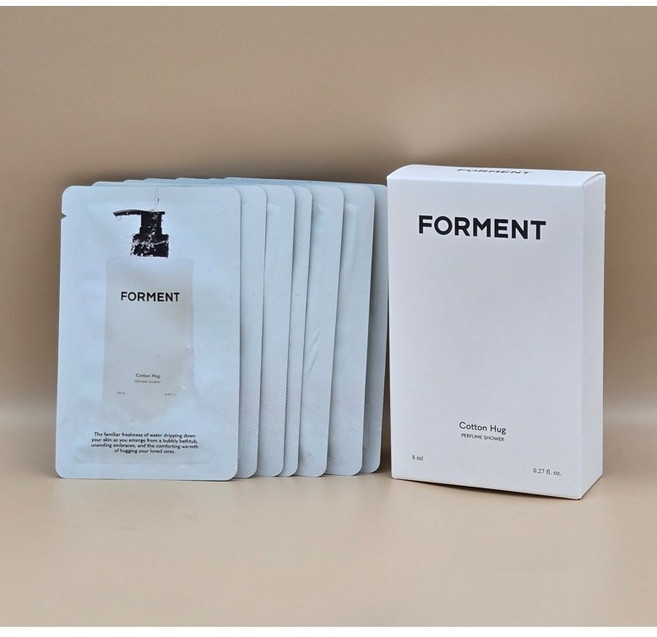 포맨트 코튼허그 퍼퓸샤워 여행용 7일 키트, 2세트