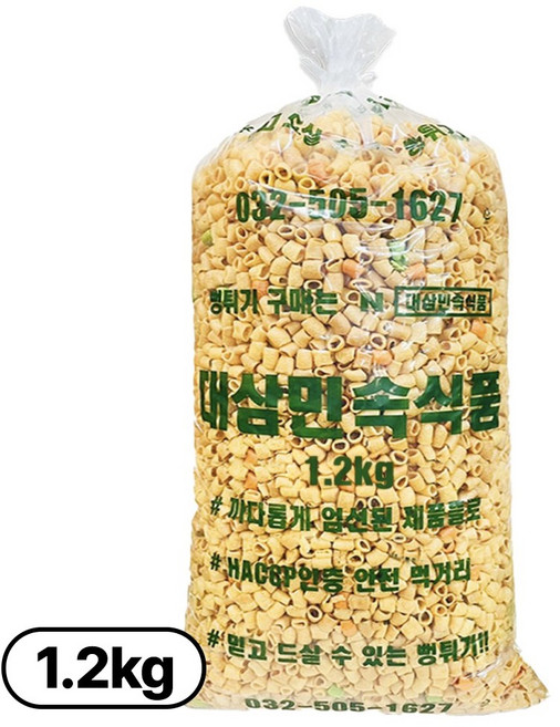대삼민속식품 마카로니, 1.2kg, 1개