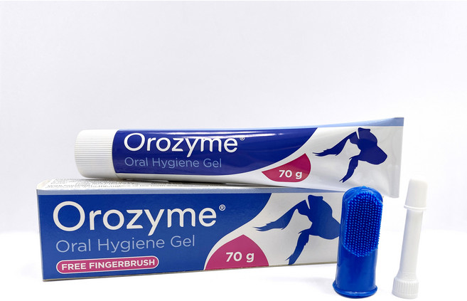 Orozyme 附指套 70g - 寵物牙膏, 1個, 害淨犬貓牙膏