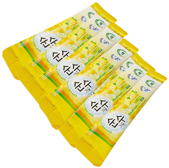 (250개)대용량 순수가글 온가족 구강청결제 스마트가그린 성인/어린이 1포씩 개별포장