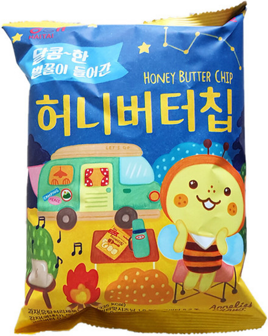 해태 허니버터칩 x입 봉지과자 감자과자, 16개, 60g