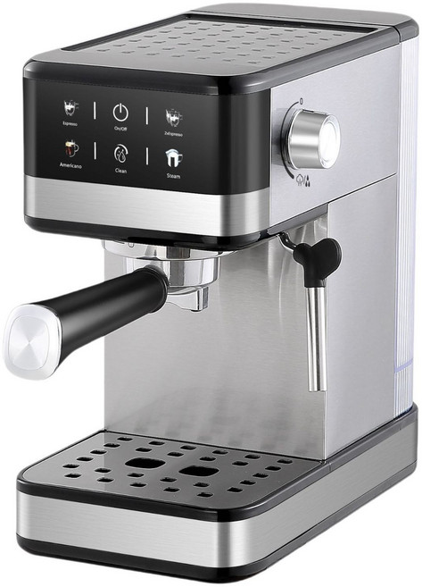 Espresso Machine意式咖啡機家用小型半自動20Bar咖啡機奶泡, 1個, MK519智能款【現貨】:國內可用插