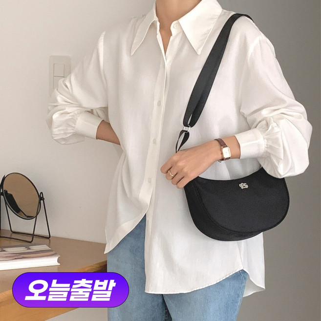 세븐스에비뉴 반달 호보백 숄더백 데일리 미니백 크로스백 국내제작