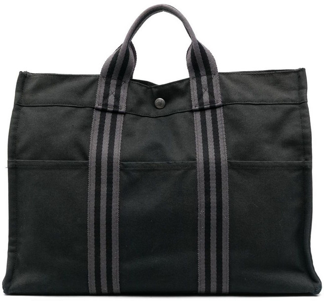 에르메스 중고 1990 Pre-Owned 토토 캔버스 토트 백