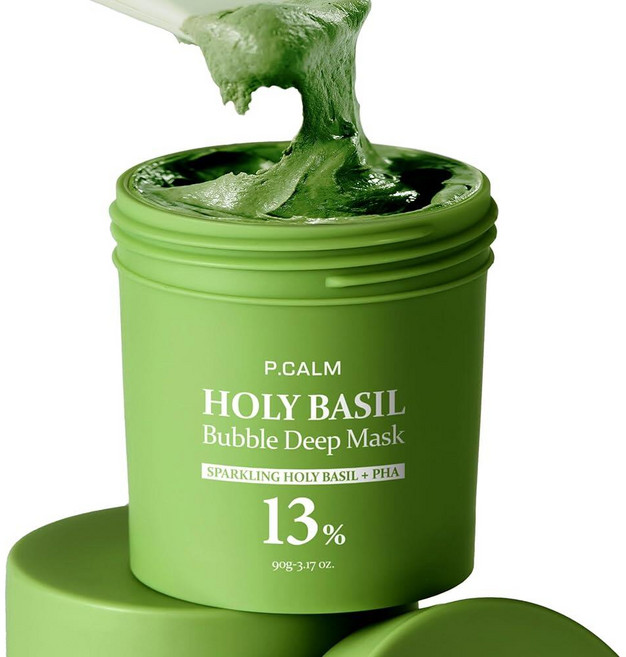 피캄 Holy 바질 버블 딥 마스크 90g, 1개
