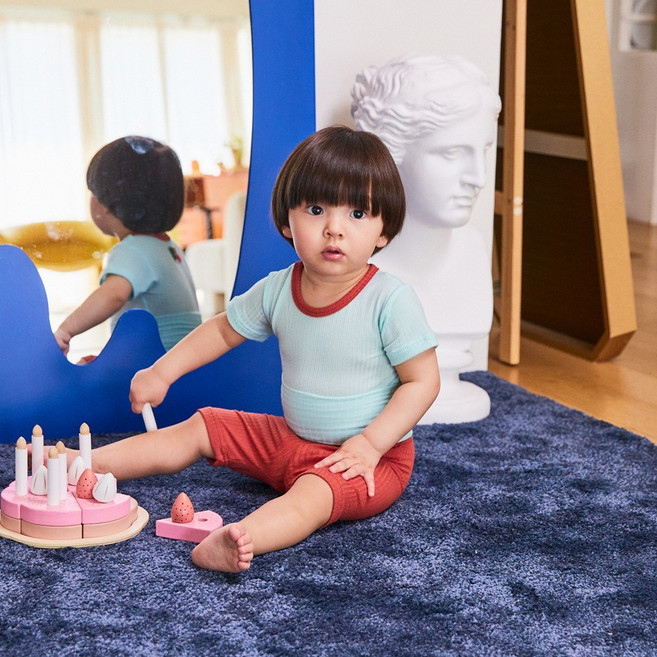 더맨디쿠팡 쫀득젤리 5부 유아 배앓이방지 실내복