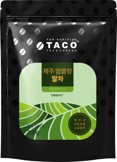 타코 제주엄블랑 말차파우더 500g, 10개, 1개입