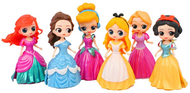 캐보트 왕눈이 공주 클립인형 24종, 8.5cm, 1개