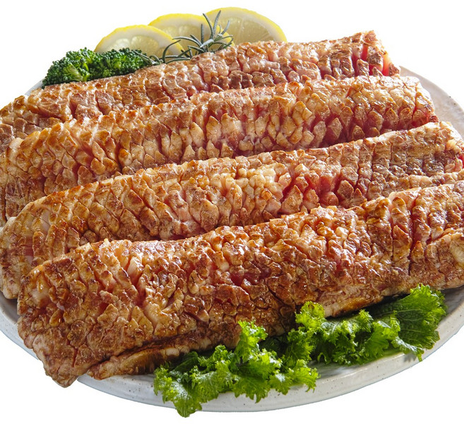 삼겹살 추억의 전통웰빙음식 볏짚 통칼집삼겹살, 4개, 200g