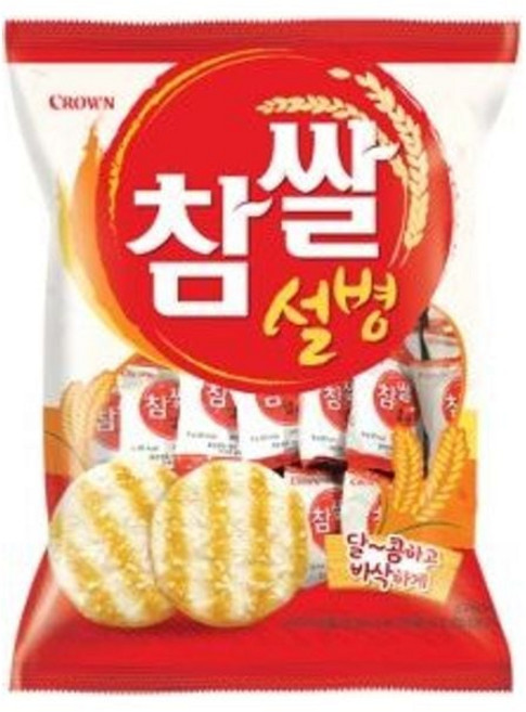 크라운 참쌀설병 270g 대 1(개) 4816 EA, 레드