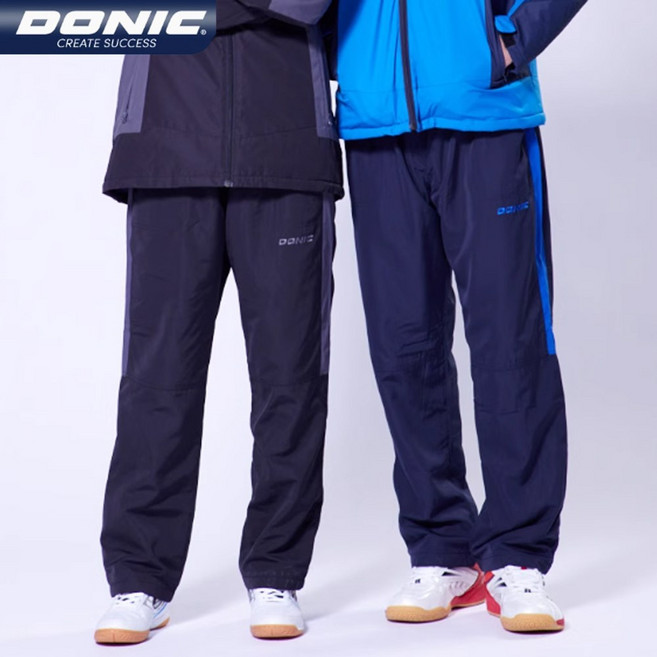 도닉 DONIC 가을 겨울 탁구복 기모 바지 하의 유니폼 트레이닝복 남녀공용 동호회 강습