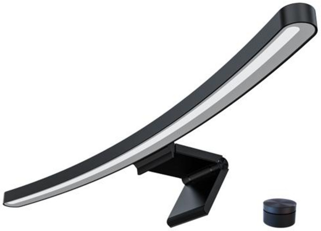 Xiaomi LYMAX RA97 곡선 모니터 라이트 RGB 컬러 사운드 민감한 음악 PC 게임 디밍 아이 케어 무선 원격 제어, Pro Version