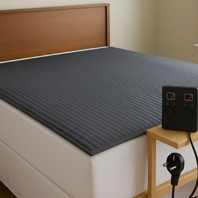 꼼지락 탄소 온열매트 가정용 전기매트 더블 분리난방형 1500 2인용 퀸, 단품