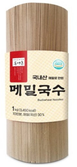 봉평촌 메밀국수 롤타입, 1kg, 12개