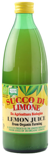 유로푸드 유기농 레몬주스, 500ml, 4개
