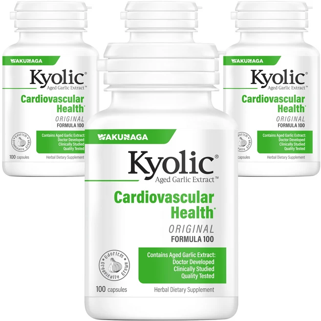 쿄릭 에이지드 갈릭 익스트랙트 카디오베스큘러 캡슐, 100정, 4개 - 쿠팡