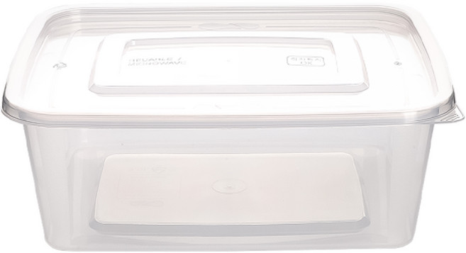 생활미소 다회용 밀폐사각용기 세트 1500ml 10개입, 1개, 10세트