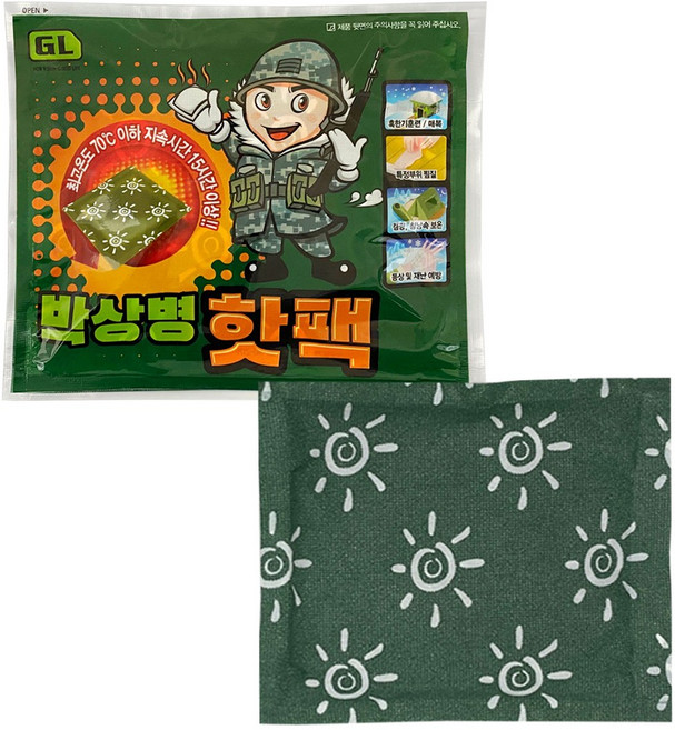 지엘 박상병 손난로 핫팩 150g, 30개