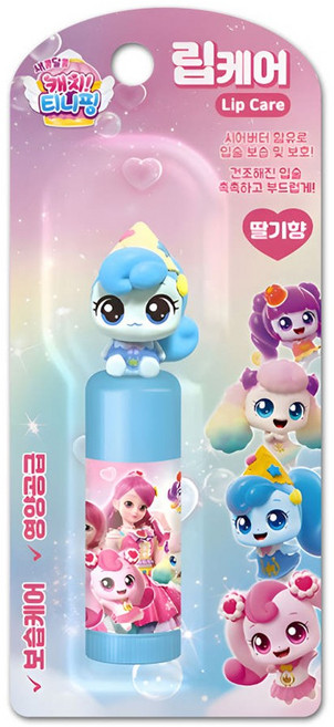 1+1 캐치티니핑 립케어 립밤 딸기향 6종, 3.8g, 2개, 샤샤핑
