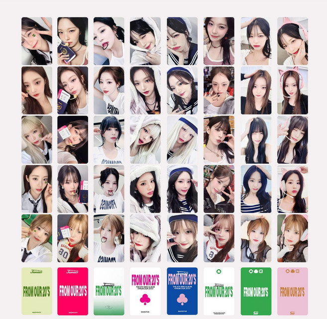 프로미스나인 fromis_9 From Our 20s 앨범 포토카드 세트 백지헌 이새롬 송하영 박지원 노지선 이나경 이서연 이채영 굿즈, 40장