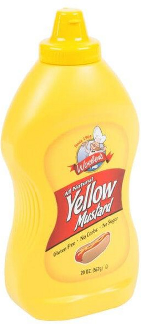 미국 웨버 Woeber's Salad Style Mustard 엘로우 머스타드, 567g, 36개