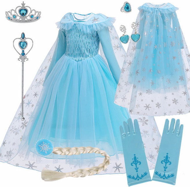 겨울왕국 프리미엄 벨로아 엘사드레스 할로윈 코스툼옷 여아 선물 (악세사리 별도구매)