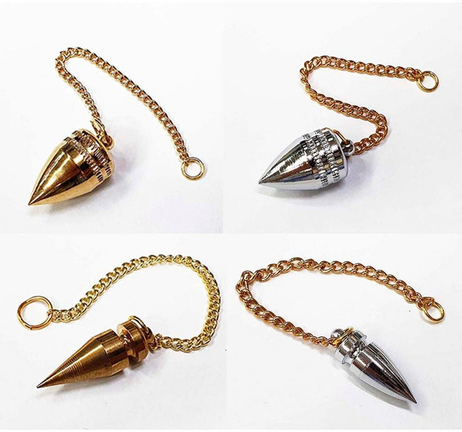 동명건강 진동자 대 진동추 대 수맥탐지수맥추펜듈럼, 1개, 금색 대