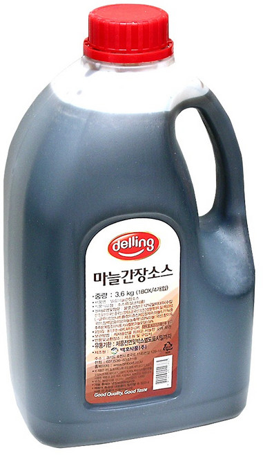 델링 마늘간장소스, 3.6kg, 1개