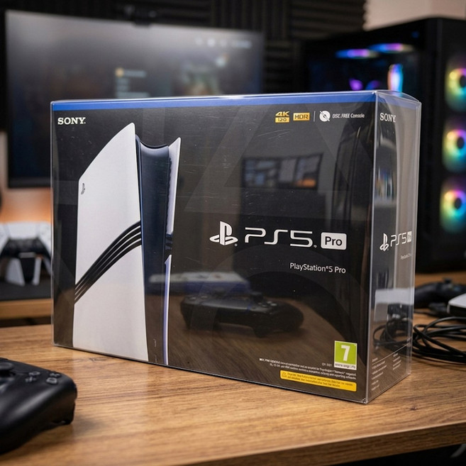 호환 플스5프로 박스 프로텍터 케이스 패키지 보관 진열장 디스플레이, 1개, 투명, 플스5프로 박스프로텍터