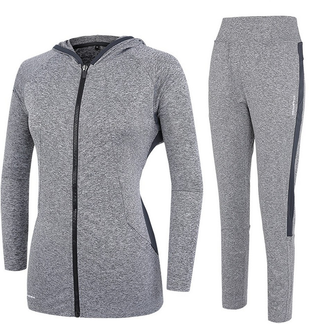 [BFL] 여성 밴딩 트레이닝 세트_뷰티라이트 와이드 밴딩 빅사이즈 스판 후드 트레이닝복 운동복 러닝 닝 상하의 셋업