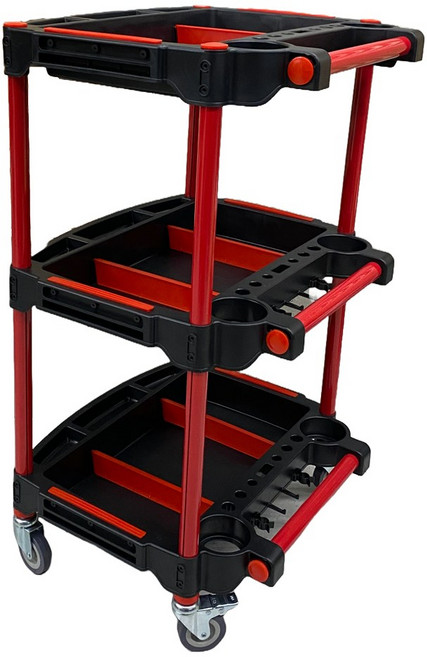 이동식 3단 공구대 공구함 E4658, 1개