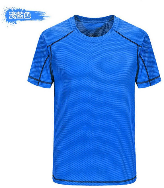 男生涼感冰絲短袖排汗衫 速乾透氣休閒健身衣